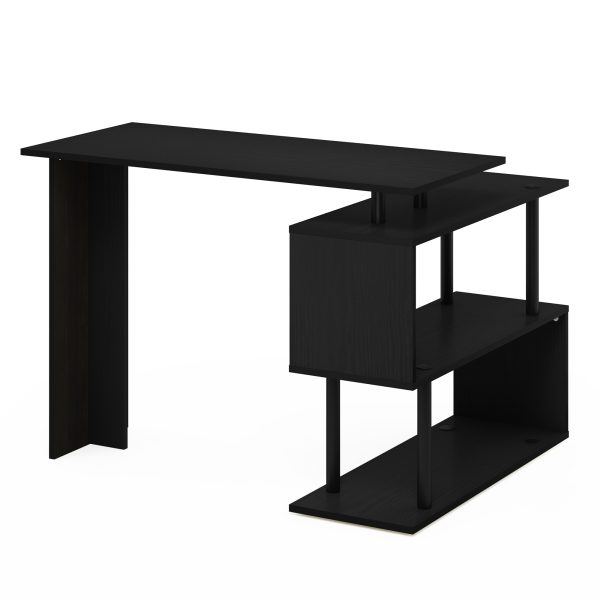 Furinno Furinno Moore L-Shape Computer Desk With 3-Tier Shelves