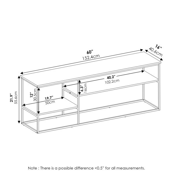 Furinno Furinno Moretti Modern Lifestyle TV Stand For TV Up To 65 Inch