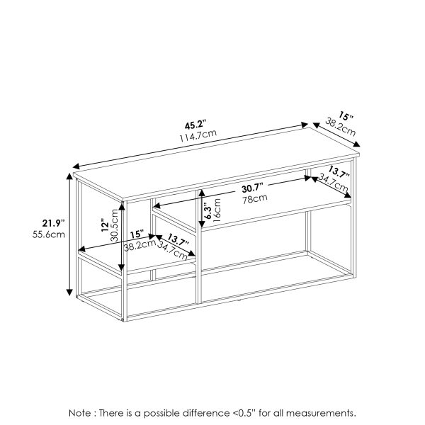 Furinno Furinno Moretti Modern Lifestyle TV Stand For TV Up To 50 Inch