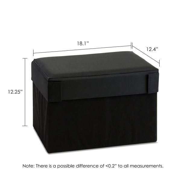 Furinno Furinno Oxford Rectangular Foldable Storage Stool Ottoman