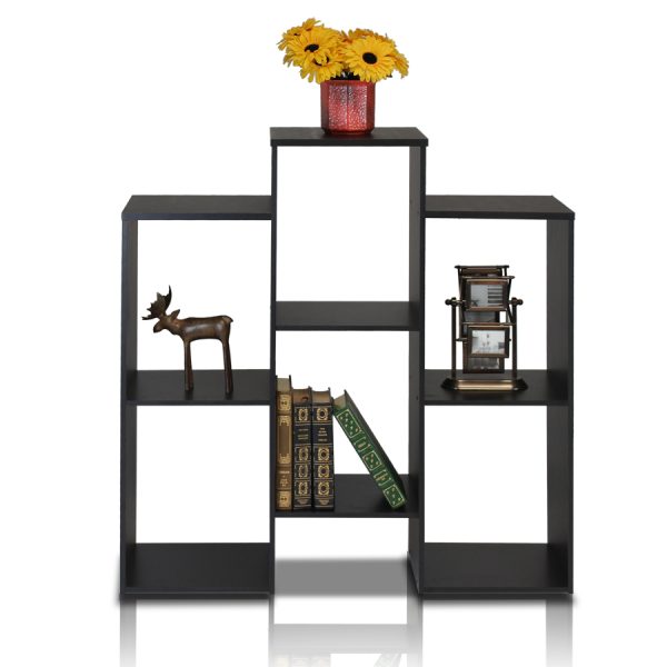 furinno Furinno Parsons Staggered Cube Bookcase with 6-Shelves