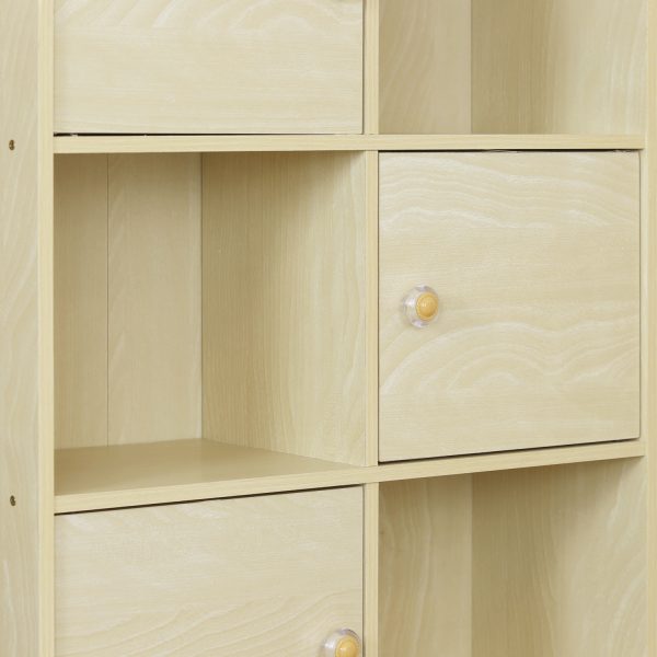 Furinno Furinno Pasir 4-Tier Shelf W/4 Door/Round Handle