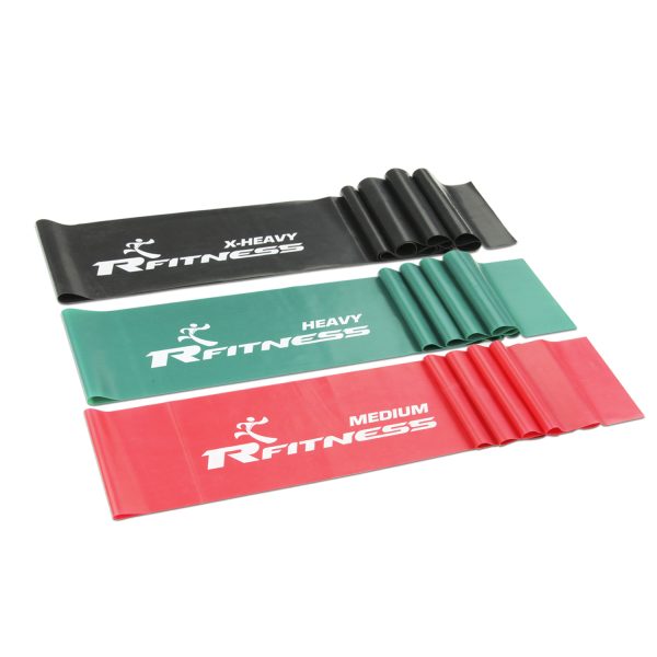 Furinno Furinno RFitness Professional 60-Inch FLAT Stretch Latex Exercise Band 3-PC Set