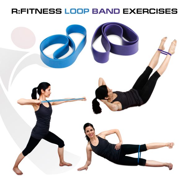 Furinno Furinno RFitness Professional Training Exercise Fitness Resistance Band 4-PC Set
