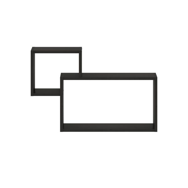 Furinno Furinno Rossi Interweave Wall Mount Floating Decorative Shelf Set Of 2