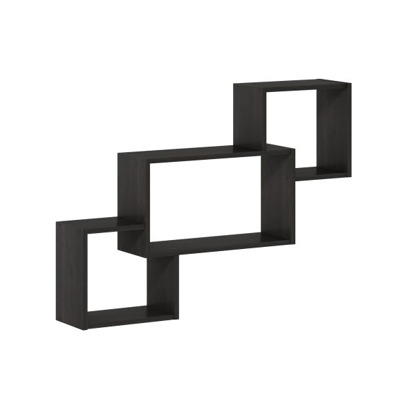 furinno Furinno Rossi Interweave Wall Mount Floating Decorative Shelf Set of 3