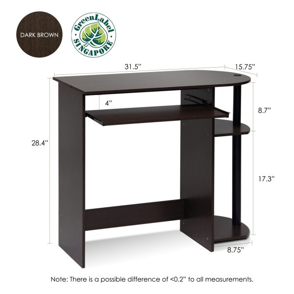 Furinno Furinno Simplistic Easy Assembly Computer Desk