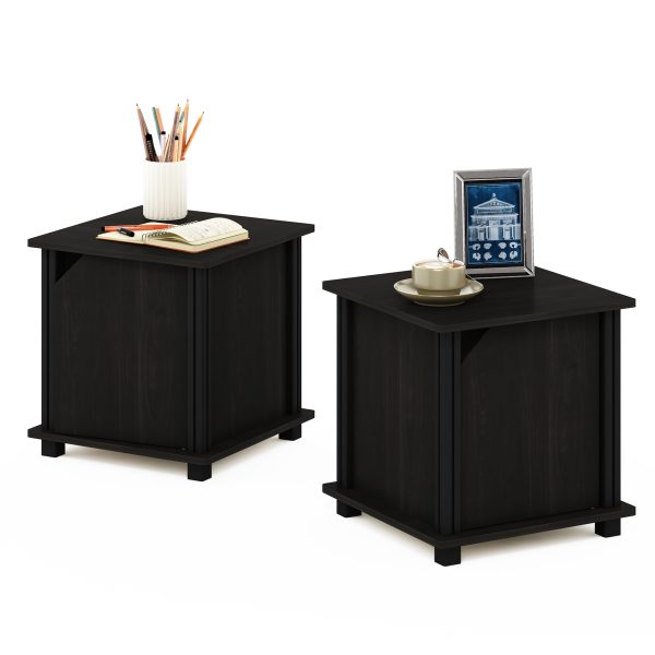 Furinno Furinno Simplistic End Table With Storage Set Of 2