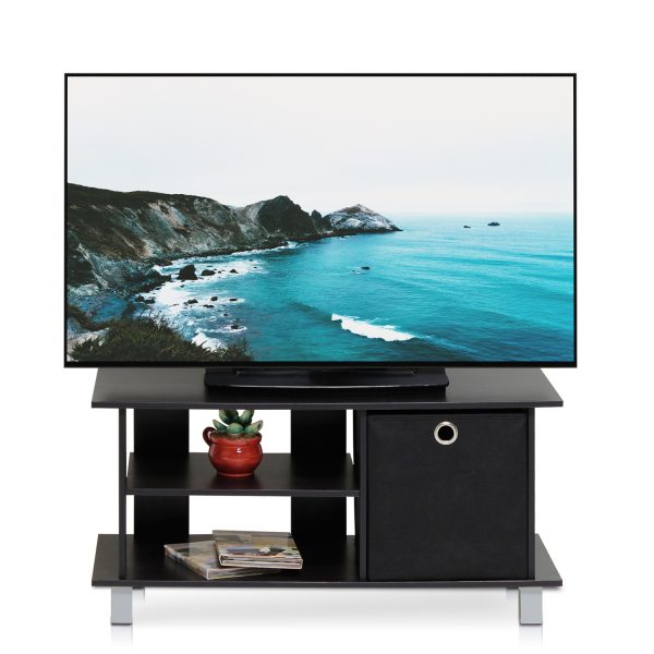 Furinno Furinno Simplistic TV Entertainment Center With Bin Drawers For TV Up To 32 Inch