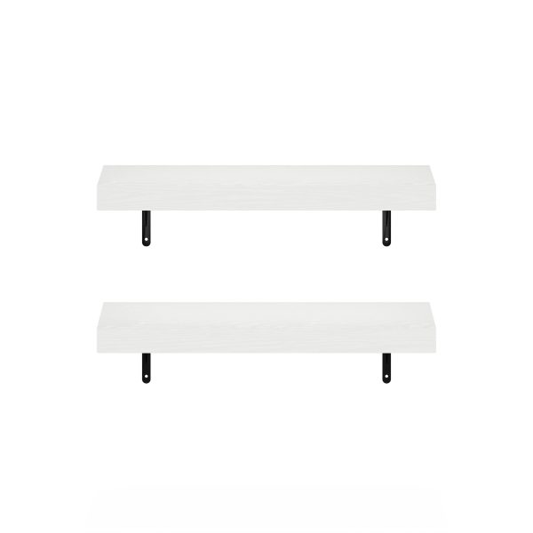 Furinno Furinno Tanna 22-Inch Wall Mounted Floating Display Shelves Set Of 2