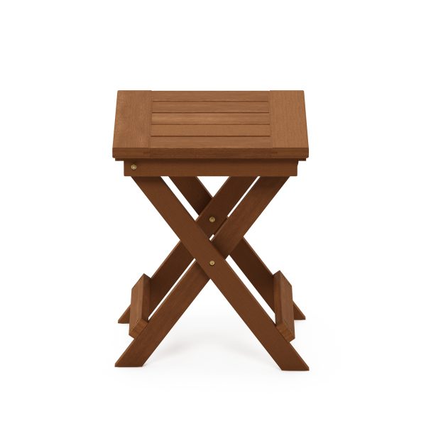 Furinno Furinno Tioman Hardwood Adirondack Folding Table In Teak Oil