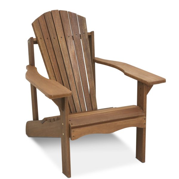 furinno Furinno Tioman Hardwood Adirondack Patio Chair in Teak Oil