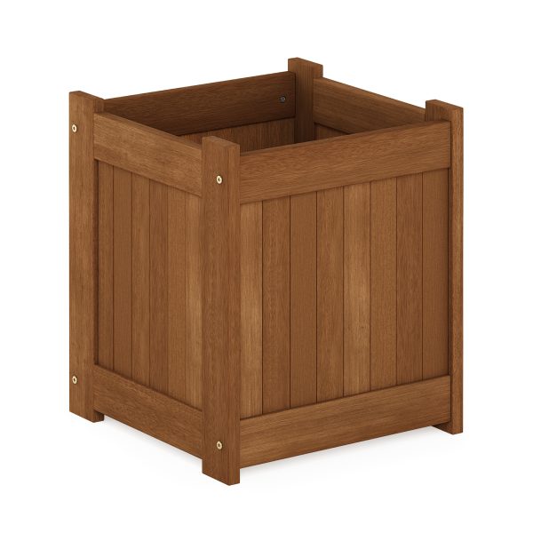 furinno Furinno Tioman Hardwood Flower Box in Teak Oil