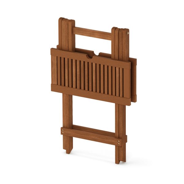 Furinno Furinno Tioman Hardwood Folding Table In Teak Oil