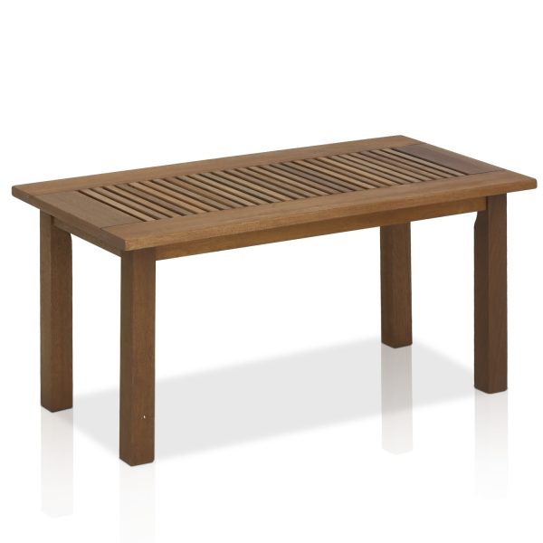 furinno Furinno Tioman Hardwood Outdoor Coffee Table in Teak Oil