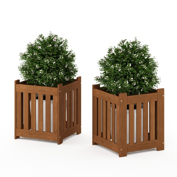 Furinno Furinno Tioman Hardwood Outdoor Lifestyle Flowerbox