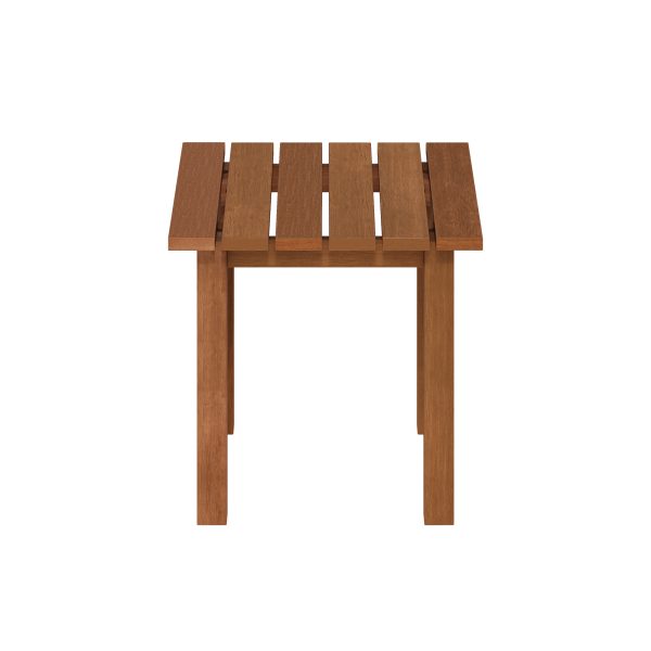 Furinno Furinno Tioman Hardwood Outdoor Patio End Table Side Table In Teak Oil