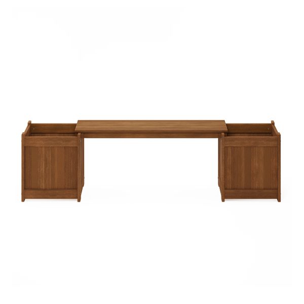 Furinno Furinno Tioman Hardwood Planter Box In Teak Oil