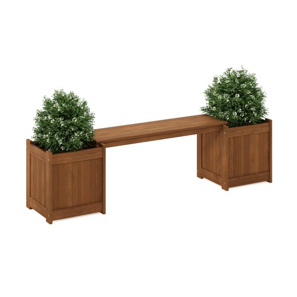 Furinno Furinno Tioman Hardwood Planter Box In Teak Oil