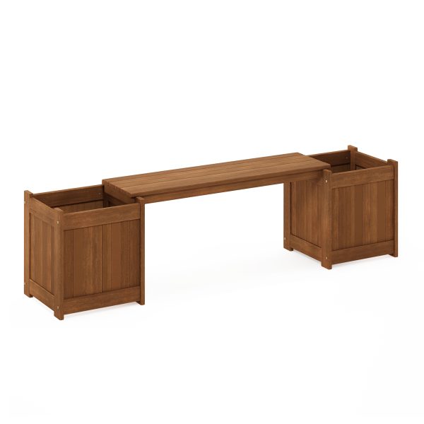 furinno Furinno Tioman Hardwood Planter Box in Teak Oil