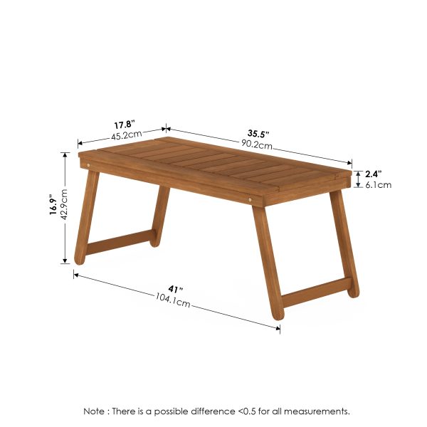Furinno Furinno Tioman Outdoor Hardwood Folding Coffee Table