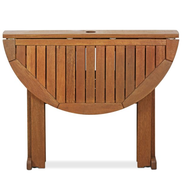 Furinno Furinno Tioman Outdoor Hardwood Gateleg Round Table