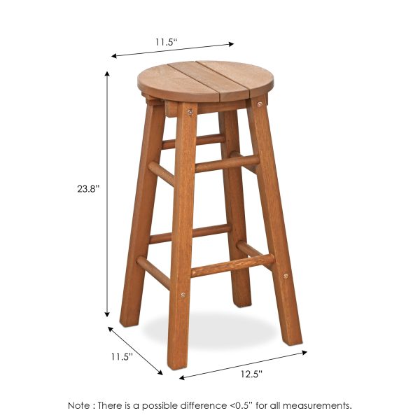 Furinno Furinno Tioman Outdoor Hardwood Promo Arch Bar Stool
