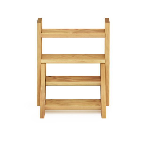 Furinno Furinno Tioman Outdoor Hardwood Tabletop Mini Planter Ladder Display Shelf