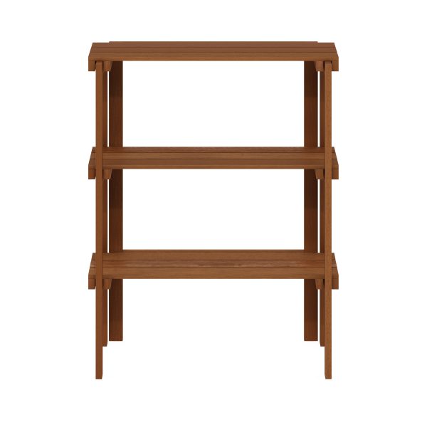 Furinno Furinno Tioman Outdoor Toolless Multipurpose Display Shelf Plant Stand 3-Tier