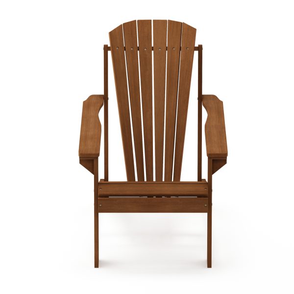 Furinno Furinno Tioman Small Hardwood Adirondack Patio Chair In Teak Oil