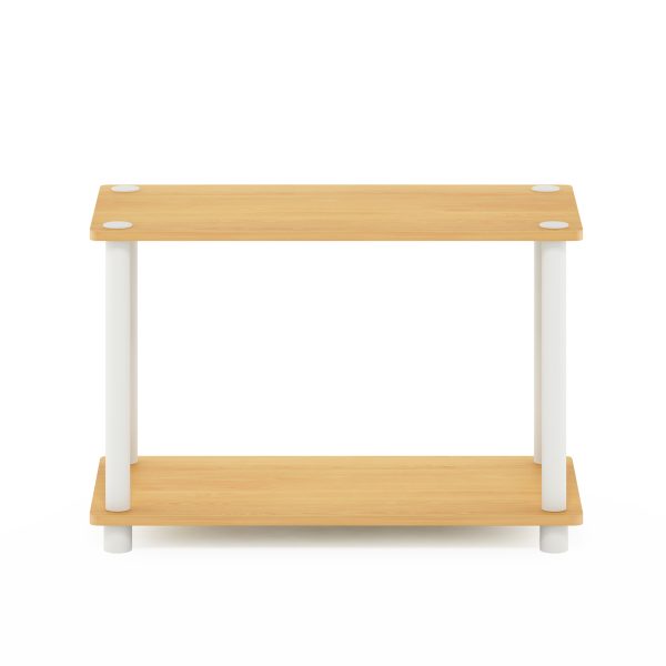Furinno Furinno Turn-N-Tube 2-Tier No Tools Tube Shelf/End Table
