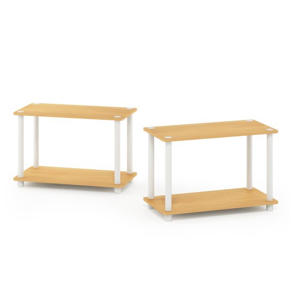 furinno Furinno Turn-N-Tube 2-Tier Shelves/End Tables Set