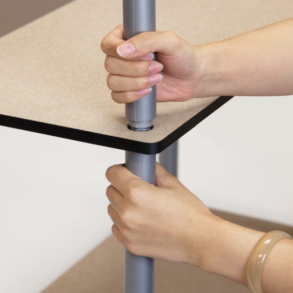 Furinno Furinno Turn-N-Tube 3-Tier Compact Multipurpose Shelf Display Rack