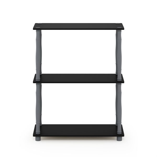 Furinno Furinno Turn-N-Tube 3-Tier Compact Multipurpose Shelf Display Rack With Classic Tube