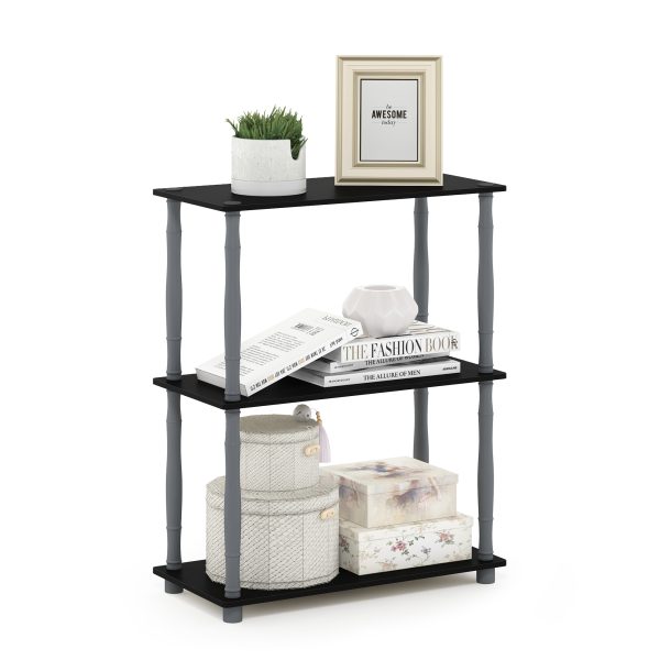 Furinno Furinno Turn-N-Tube 3-Tier Compact Multipurpose Shelf Display Rack With Classic Tube