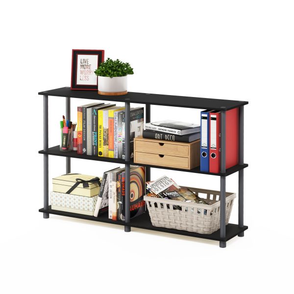 Furinno Furinno Turn-N-Tube 3-Tier Double Size Storage Display Rack