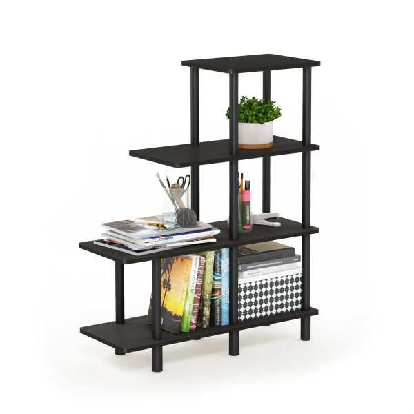 Furinno Furinno Turn-N-Tube 4-Tier Cube Ladder Shelf