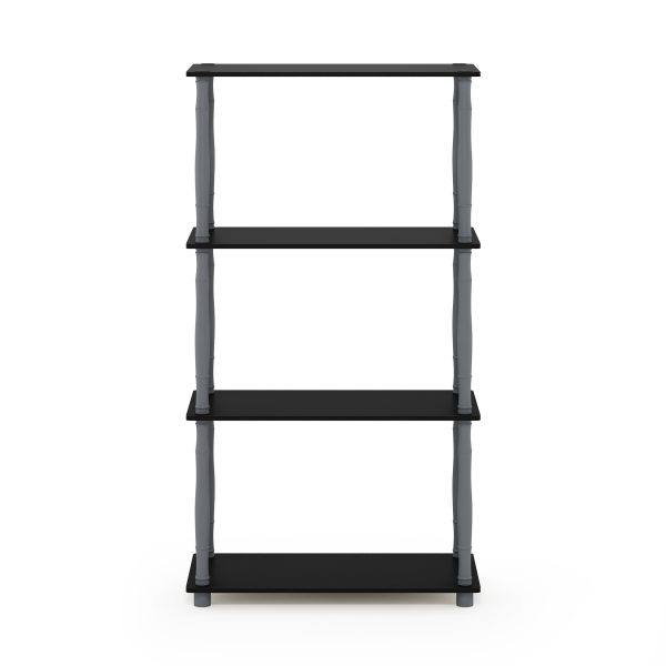 Furinno Furinno Turn-N-Tube 4-Tier Multipurpose Shelf Display Rack With Classic Tubes