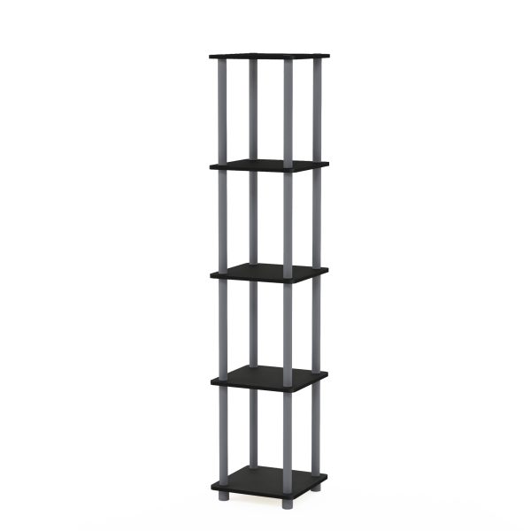furinno Furinno Turn-N-Tube 5-Tier Corner Square Rack Display Shelf