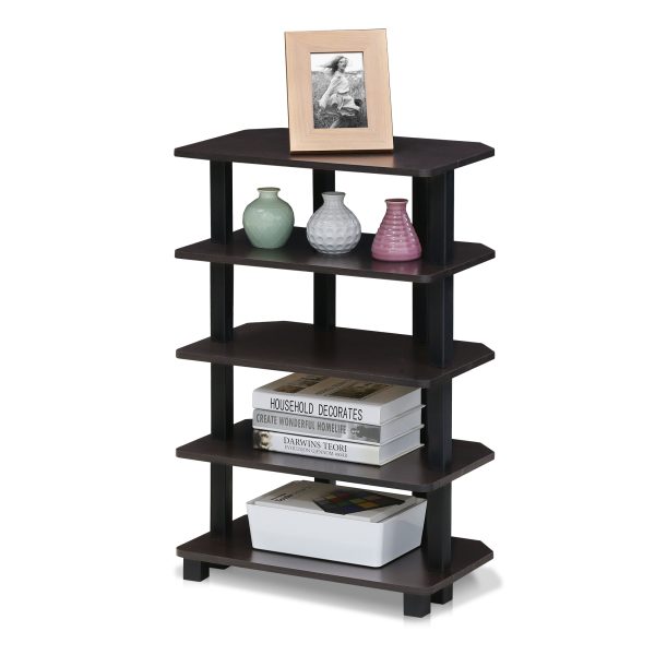 Furinno Furinno Turn-N-Tube 5-Tier Corner Storage Shelf