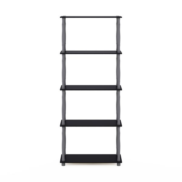 Furinno Furinno Turn-N-Tube 5-Tier Multipurpose Shelf Display Rack With Classic Tubes
