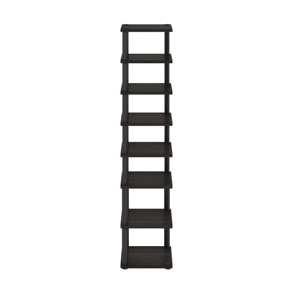 Furinno Furinno Turn-N-Tube 8-Tier Vertical Space Saving Free Standing Shoe Tower Shoe Rack For Closet Entryway