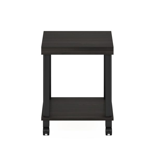 Furinno Furinno Turn-N-Tube Classic 2-Tier End Table Side Table With Casters