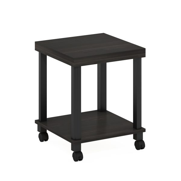 furinno Furinno Turn-N-Tube Classic 2-Tier End Table Side Table with Casters
