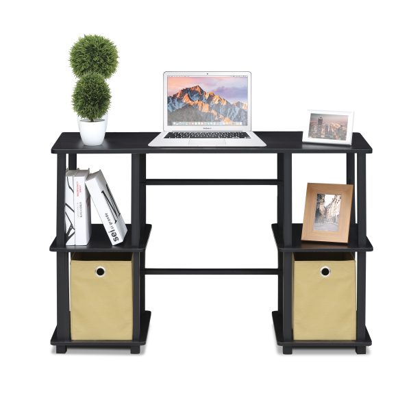 Furinno Furinno Turn-N-Tube Computer Desk With Storage Bins