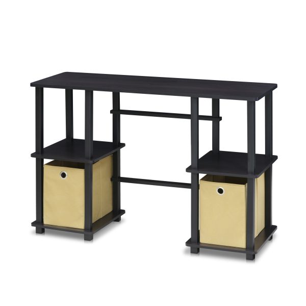 furinno Furinno Turn-N-Tube Computer Desk with Storage Bins