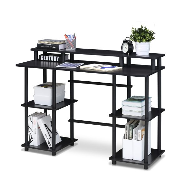 Furinno Furinno Turn-N-Tube Computer Desk With Top Shelf