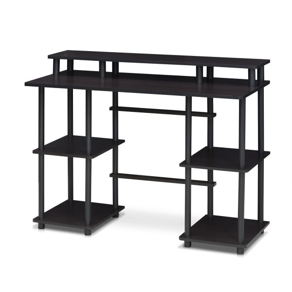 furinno Furinno Turn-N-Tube Computer Desk with Top Shelf