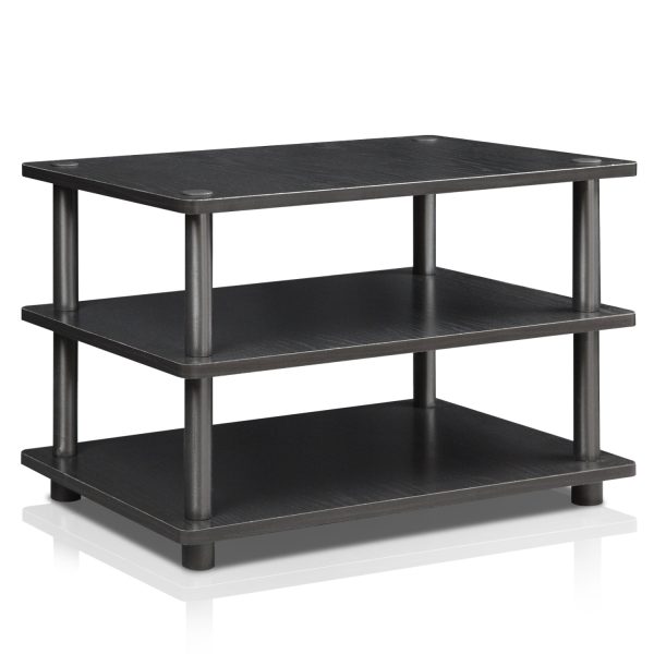 furinno Furinno Turn-N-Tube Easy Assembly 3-Tier Corner TV Stand for TV up to 25 Inch