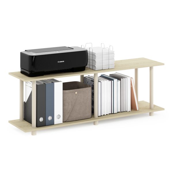 Furinno Furinno Turn-N-Tube No Tools Modern Rectangle Side Table